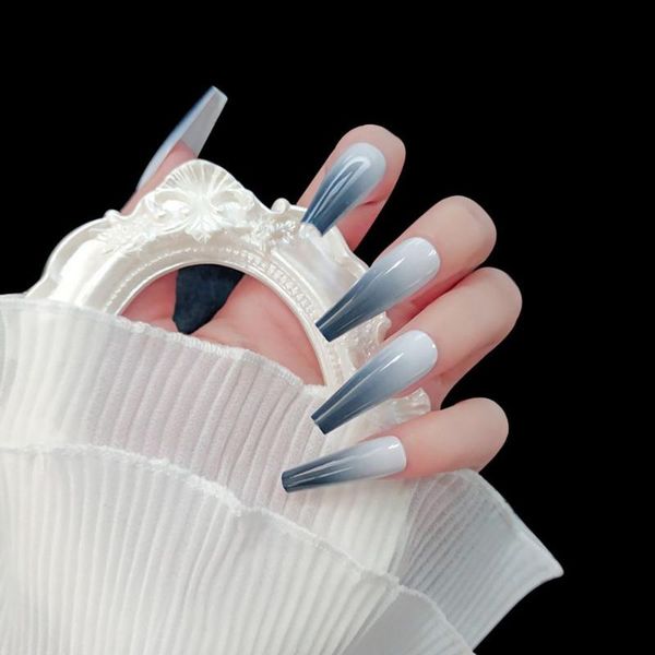 false nails 24pcs/set gradient color full cover coffin long ballerina fake detachable manicure tool diy nail art tips, Red;gold
false nails 24pcs/set gradient color full cover coffin long ballerina fake detachable manicure tool diy nail art tips, Red;gold