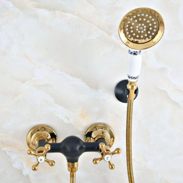 bathroom shower sets luxury gold color brass black oil rubbed bronze wall mounted hand held head faucet set bath mixer tap mna517
bathroom shower sets luxury gold color brass black oil rubbed bronze wall mounted hand held head faucet set bath mixer tap mna517