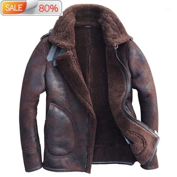 men's leather & faux genuine real pure fur men natural sheepskin jacket wool coat wp14d133 nd74a, Black
men's leather & faux genuine real pure fur men natural sheepskin jacket wool coat wp14d133 nd74a, Black