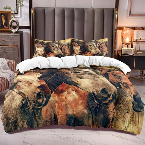 bedding sets animal comforter cover threes horses print quilt with kids teens duvet
bedding sets animal comforter cover threes horses print quilt with kids teens duvet