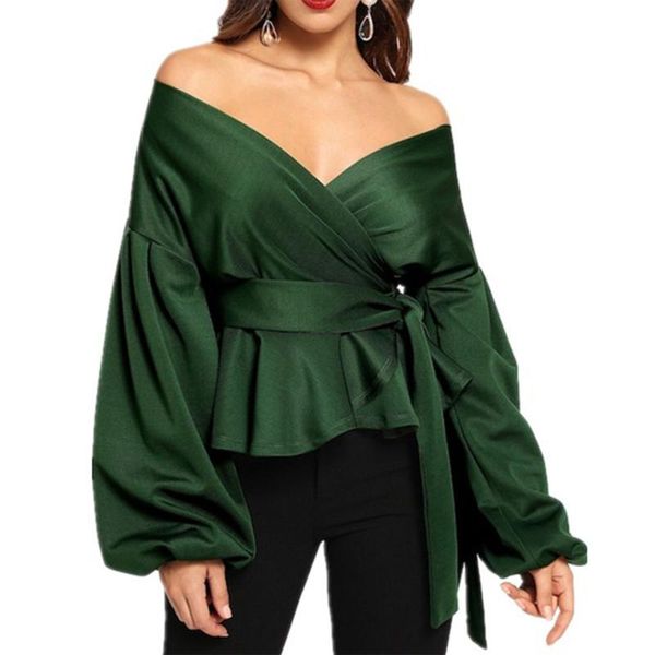 hirigin women t-shirt casual solid color v-neck long sleeve wrinkle pullover off-shoulder v-neck lace-up fashion, White
hirigin women t-shirt casual solid color v-neck long sleeve wrinkle pullover off-shoulder v-neck lace-up fashion, White