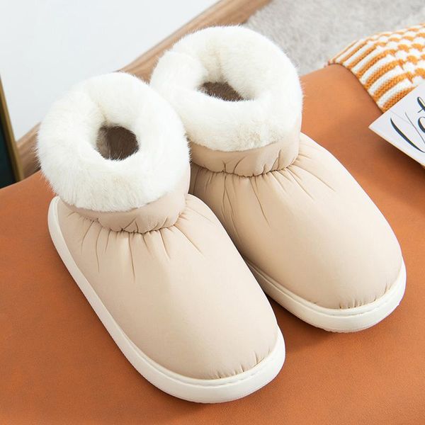 slippers women boots thick platform soft fluffy fur winter home plush warm indoor house men couple furry shoes, Black
slippers women boots thick platform soft fluffy fur winter home plush warm indoor house men couple furry shoes, Black