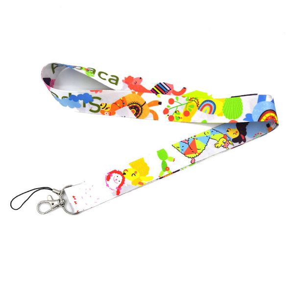 100pcs regooly re12 cartoon alpaca llama neck lanyard keychain mobile phone strap id badge holder rope key chain keyrings, Silver
100pcs regooly re12 cartoon alpaca llama neck lanyard keychain mobile phone strap id badge holder rope key chain keyrings, Silver