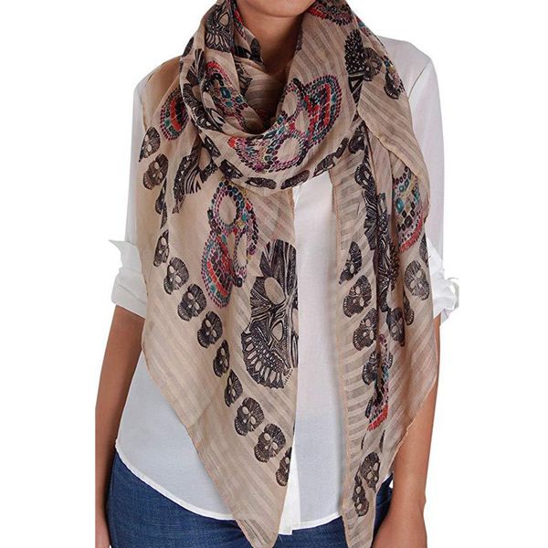 fashion accessories lady colorful character skull scarf stripe fabric ghost printing wrap shawl gift for halloween day, Blue;gray
fashion accessories lady colorful character skull scarf stripe fabric ghost printing wrap shawl gift for halloween day, Blue;gray