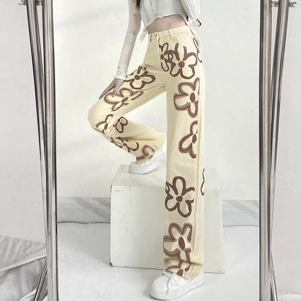 women's pants & capris uclio floral print y2k jeans high waist street overalls retro casual denim trousers khaki, Black;white
women's pants & capris uclio floral print y2k jeans high waist street overalls retro casual denim trousers khaki, Black;white