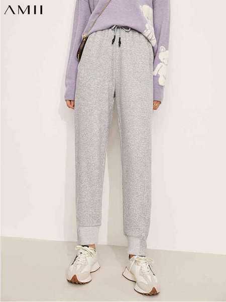 amii minimalism autumn pants for women elastic waist thicken casual streetwear sport winter female trousers 12120324 211124, Black;white
amii minimalism autumn pants for women elastic waist thicken casual streetwear sport winter female trousers 12120324 211124, Black;white