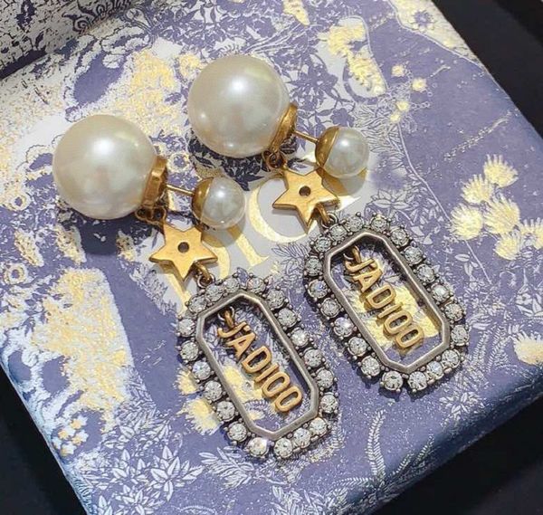 design jewelry classic letters jadio's pearl earrings and 925 silver pin earrings
design jewelry classic letters jadio's pearl earrings and 925 silver pin earrings