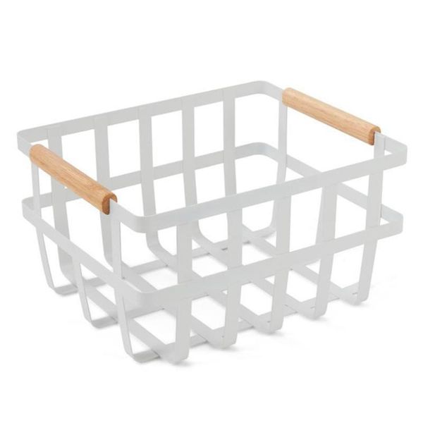 wire organizer storage bin baskets with bamboo handles for kitchen cabinets/pantry - store fruit, pasta,
wire organizer storage bin baskets with bamboo handles for kitchen cabinets/pantry - store fruit, pasta,