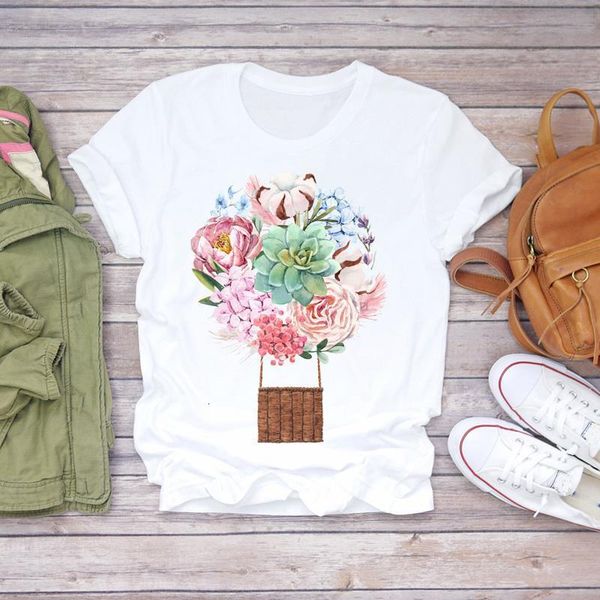 womens t-shirts ladies plant balloon travel fashion cute flower 90s floral women print ladies t graphic female tee t-shirt, White
womens t-shirts ladies plant balloon travel fashion cute flower 90s floral women print ladies t graphic female tee t-shirt, White
