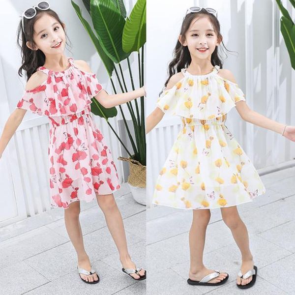 girl's dresses toddler kids summer dress baby girls leaf print floral sleeveless chiffon princess children clothes beach sundress, Red;yellow
girl's dresses toddler kids summer dress baby girls leaf print floral sleeveless chiffon princess children clothes beach sundress, Red;yellow