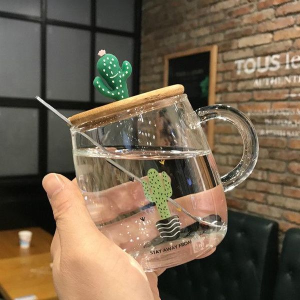mugs glass water cup female mug with spoon lovely milk korean office tea personality breakfast
mugs glass water cup female mug with spoon lovely milk korean office tea personality breakfast