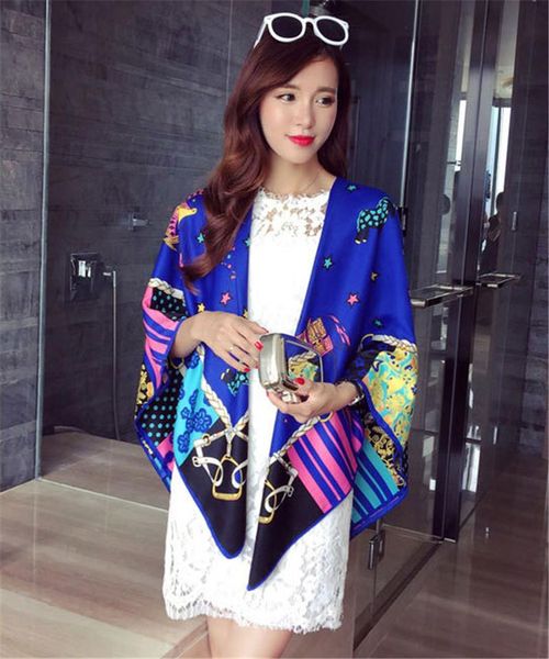 scarves twill silk pashmina classic horse star print big square scarf summer womens beach shawl 130-130cm handkerchief blue, Blue;gray
scarves twill silk pashmina classic horse star print big square scarf summer womens beach shawl 130-130cm handkerchief blue, Blue;gray