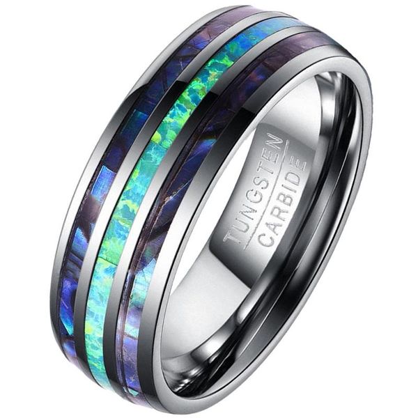 wedding rings 8mm luxury opal tungsten carbide engagement ring with abalone shell-handmade green & blue fire and hig, Slivery;golden
wedding rings 8mm luxury opal tungsten carbide engagement ring with abalone shell-handmade green & blue fire and hig, Slivery;golden