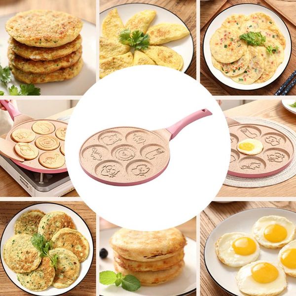 holes aluminum alloy omelette pot waffle frying pan breakfast cooking non-stick baking flat base porous household kitchen pans
holes aluminum alloy omelette pot waffle frying pan breakfast cooking non-stick baking flat base porous household kitchen pans