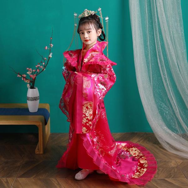 ethnic clothing cute girls ancient costume year gift kids party clothes children fairy chinese tang dynasty dress cosplay, Red
ethnic clothing cute girls ancient costume year gift kids party clothes children fairy chinese tang dynasty dress cosplay, Red