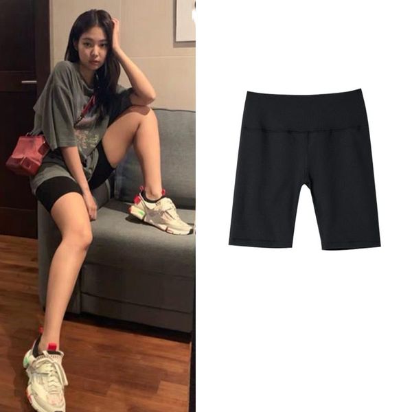 women's shorts kpop iu exo summer sports patchwork elastic skinny soft women girls students lady casual slim running, White;black
women's shorts kpop iu exo summer sports patchwork elastic skinny soft women girls students lady casual slim running, White;black