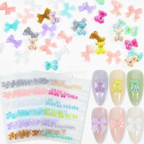 nail art decorations 6grids/pack 30/48pcs 3d aurora bear various jelly frosted leather bowknots arylic rhinestone manicure diy, Silver;gold
nail art decorations 6grids/pack 30/48pcs 3d aurora bear various jelly frosted leather bowknots arylic rhinestone manicure diy, Silver;gold