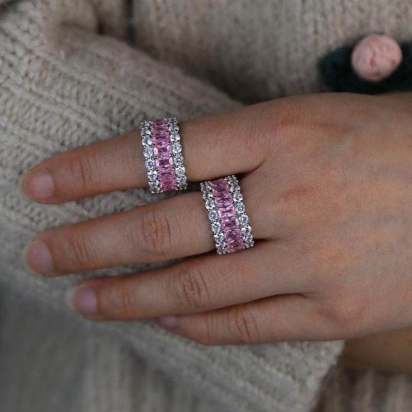 wedding rings elegant princess pink zircons crystal wide love round for women engagement jewelry accessory angel anillos, Slivery;golden
wedding rings elegant princess pink zircons crystal wide love round for women engagement jewelry accessory angel anillos, Slivery;golden