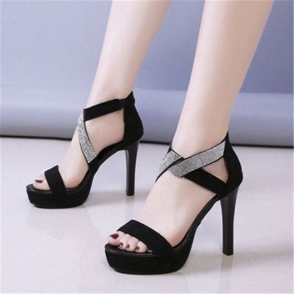 new bling crystal women 11cm heel sandals open toe rhinestone straps cross high heel sandals wedding dress shoes size 34 40 silve b2fl#, Black
new bling crystal women 11cm heel sandals open toe rhinestone straps cross high heel sandals wedding dress shoes size 34 40 silve b2fl#, Black