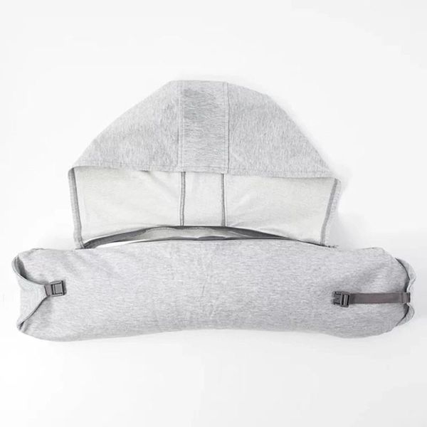 pillow hoodie travel neck pillow, with shading cap to help sleep, portable for airplane and train travel/reading/sleeping
pillow hoodie travel neck pillow, with shading cap to help sleep, portable for airplane and train travel/reading/sleeping