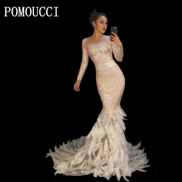 casual dresses sparkly rhinestones feather nude dress nightclub full stones long big tail costume prom birthday celebrate, Black;gray
casual dresses sparkly rhinestones feather nude dress nightclub full stones long big tail costume prom birthday celebrate, Black;gray