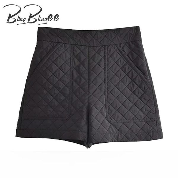 women's shorts blingblingee female quilted plus cotton straight autumn winter side zipper high waist patch pockets women casual, White;black
women's shorts blingblingee female quilted plus cotton straight autumn winter side zipper high waist patch pockets women casual, White;black