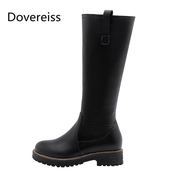 boots dovereiss fashion women's shoes winter round toe elegant pure color concise zipper white mature knee high 43, Black
boots dovereiss fashion women's shoes winter round toe elegant pure color concise zipper white mature knee high 43, Black