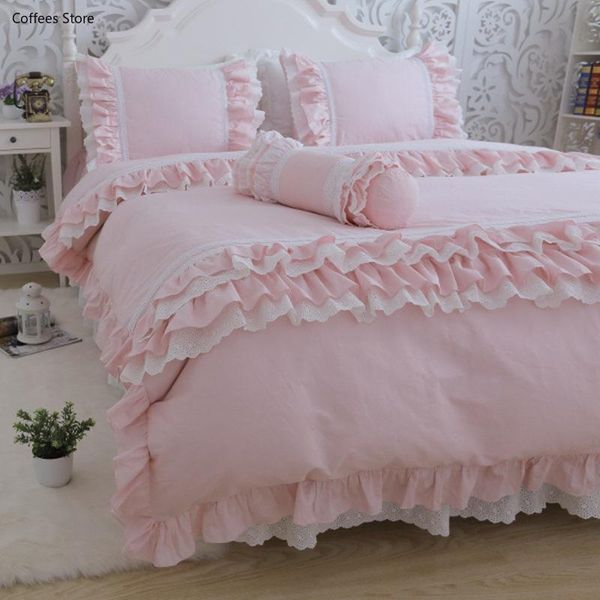 bedding sets amazing luxury set pink lace ruffle duvet cover bedspread bedskirt princess bed linen pillow case hm-010p
bedding sets amazing luxury set pink lace ruffle duvet cover bedspread bedskirt princess bed linen pillow case hm-010p