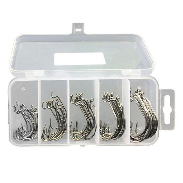 fishing hooks 50pcs/100pcs high carbon steel good hardness strong toughness for fresh salt water
fishing hooks 50pcs/100pcs high carbon steel good hardness strong toughness for fresh salt water