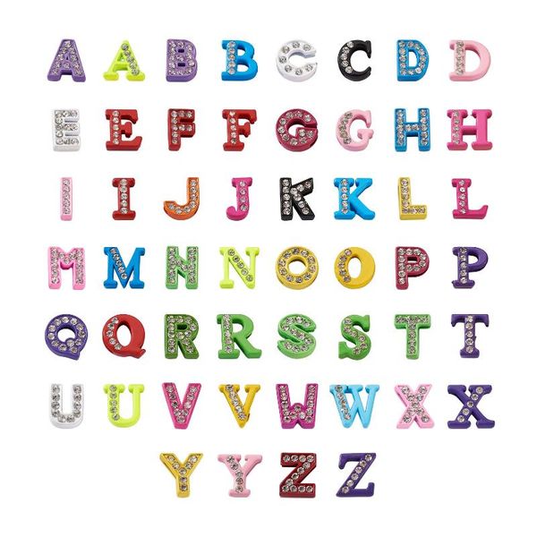 charms 52pcs/set multicolor zinc alloy grade a rhinestone letter slide 26 a~z for jewelry making decor accessories, Bronze;silver
charms 52pcs/set multicolor zinc alloy grade a rhinestone letter slide 26 a~z for jewelry making decor accessories, Bronze;silver