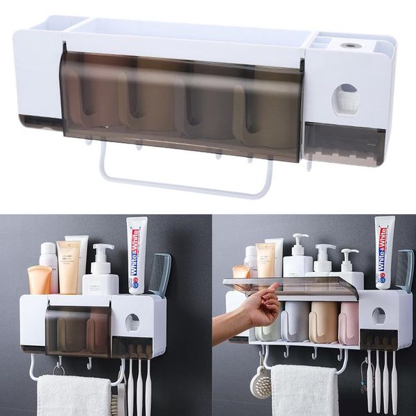 bathroom shelves wall mounted toothbrush holder set with cups automatic toothpaste dispenser kit l5 #4
bathroom shelves wall mounted toothbrush holder set with cups automatic toothpaste dispenser kit l5 #4