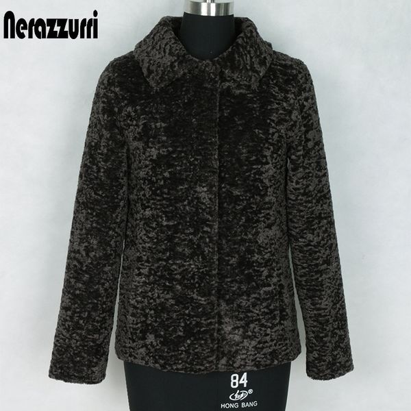 nerazzurri autumn winter shearling jacket women long sleeve turn-down collar black faux fur coat plus size woman clothes 5xl 6xl 210222
nerazzurri autumn winter shearling jacket women long sleeve turn-down collar black faux fur coat plus size woman clothes 5xl 6xl 210222