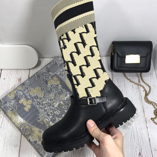 designer luxury women's socks boots knight boots three-color autumn and winter new flying woven fabric leather rubber outsole 35-40 yar, Black
designer luxury women's socks boots knight boots three-color autumn and winter new flying woven fabric leather rubber outsole 35-40 yar, Black
