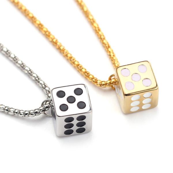 chains square luck & dice pendant creative zinc alloy chain smooth surface necklace for women men couple choker jewelry, Silver
chains square luck & dice pendant creative zinc alloy chain smooth surface necklace for women men couple choker jewelry, Silver