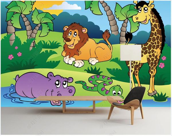 custom p wallpaper for walls 3d murals wallpapers beautiful modern children's room kindergarten cartoon animal tv background wall lion
custom p wallpaper for walls 3d murals wallpapers beautiful modern children's room kindergarten cartoon animal tv background wall lion