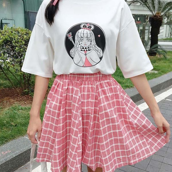 skirts summer plaid women high waist loose a-line harajuku skirt fashion cute stuff mini for sweet girls, Black
skirts summer plaid women high waist loose a-line harajuku skirt fashion cute stuff mini for sweet girls, Black