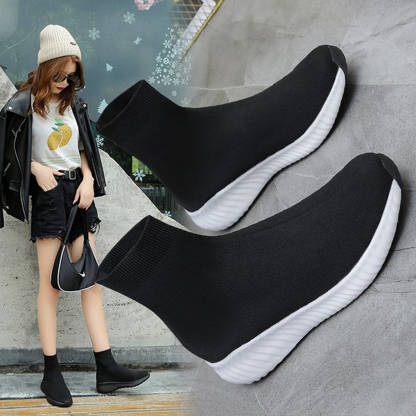 spring autumn new women sneakers beathable mesh outdoor casual shoes woman slip on sock ankle boots botas de mujer, Black
spring autumn new women sneakers beathable mesh outdoor casual shoes woman slip on sock ankle boots botas de mujer, Black