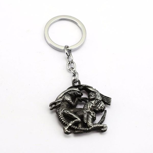 keychains brave man key chain around the movie alien v warrior gifts car keychain holder metal, Silver
keychains brave man key chain around the movie alien v warrior gifts car keychain holder metal, Silver