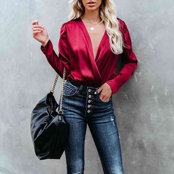 women's knits & tees woman spring v neck shirt casual long sleeve loose blouses female chic office ladies streetwear pul, White
women's knits & tees woman spring v neck shirt casual long sleeve loose blouses female chic office ladies streetwear pul, White