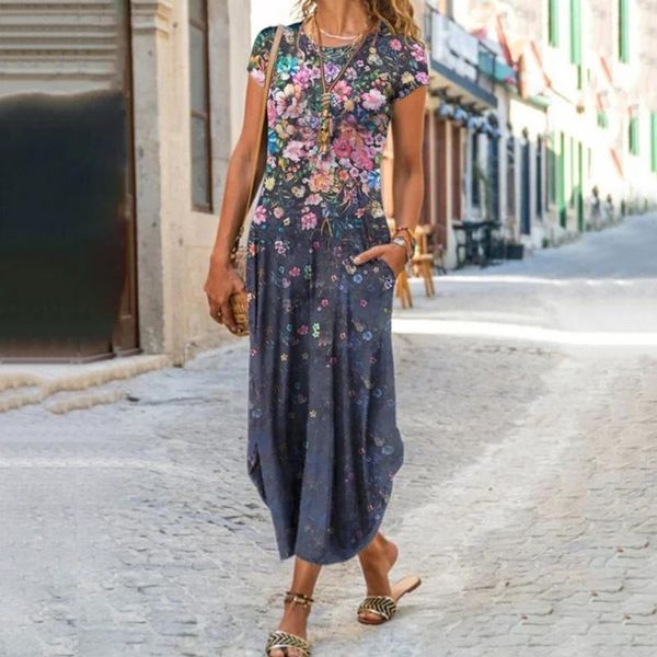 casual dresses women print dress o neck short sleeves maxi flowy vintage pocket loose bohemian long kleider damen #g2, Black;gray
casual dresses women print dress o neck short sleeves maxi flowy vintage pocket loose bohemian long kleider damen #g2, Black;gray