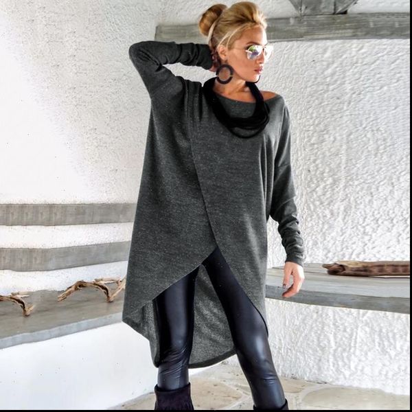 fashion women asymmetric dress o neck long sleeve solid autumn spring midi dresses casual loose blouses vestidos mujer plus size, Black;gray
fashion women asymmetric dress o neck long sleeve solid autumn spring midi dresses casual loose blouses vestidos mujer plus size, Black;gray