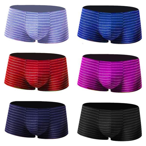 6pc men's underwear low waist fashion color stripes comfortable underwear shorts men panties slip homme underpants, Black;white
6pc men's underwear low waist fashion color stripes comfortable underwear shorts men panties slip homme underpants, Black;white