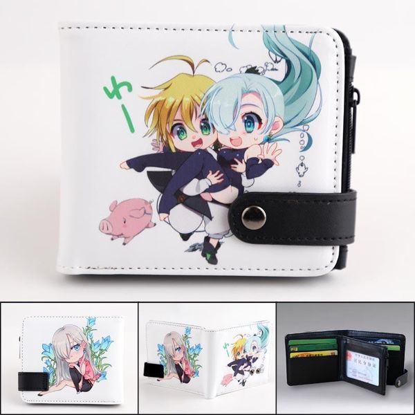 the seven deadly sins meliodas wallet elizabeth liones coin pocket, Red;black 
the seven deadly sins meliodas wallet elizabeth liones coin pocket, Red;black