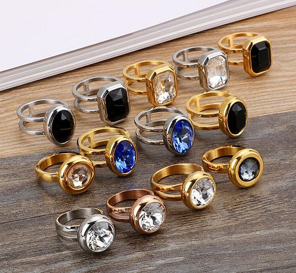 europe fashion ladies ring stainless steel crystal exquisite zircon rings mix size 6 to 9, Silver
europe fashion ladies ring stainless steel crystal exquisite zircon rings mix size 6 to 9, Silver