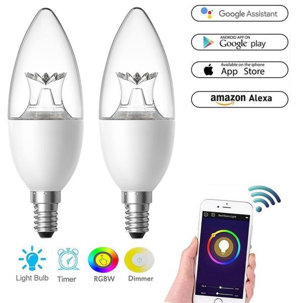 bulbs 2/4 pcs smart led candelabra dimming e27/e14/e12 equivalent chandelier compatible with alexa google assistant
bulbs 2/4 pcs smart led candelabra dimming e27/e14/e12 equivalent chandelier compatible with alexa google assistant