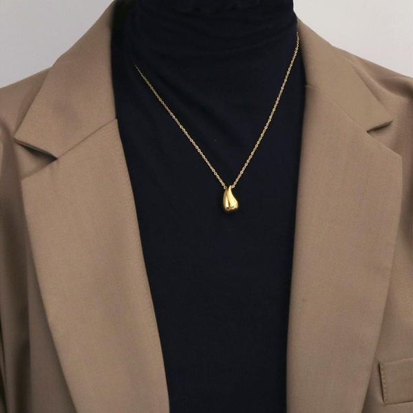 pendant necklaces ghidbk minimalist statement stainless steel jewelry wholesale waterdrop chokers vintage street style collars, Silver
pendant necklaces ghidbk minimalist statement stainless steel jewelry wholesale waterdrop chokers vintage street style collars, Silver