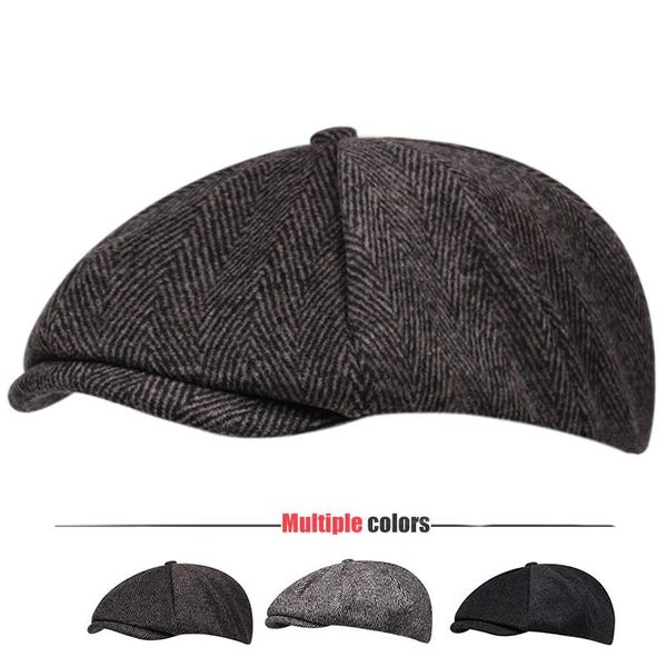 berets 2021 beret wool sboy hat classic retro octagonal fashion men's peaky blinders painter, Blue;gray
berets 2021 beret wool sboy hat classic retro octagonal fashion men's peaky blinders painter, Blue;gray