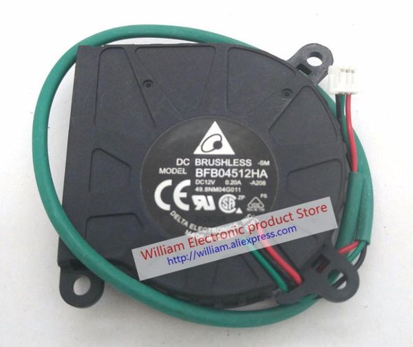 new original delta bfb04512ha -a208 dc12v 0.20a 45x45x10mm 3lines for projector blower cooling fan
new original delta bfb04512ha -a208 dc12v 0.20a 45x45x10mm 3lines for projector blower cooling fan