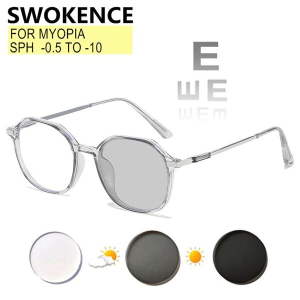 sunglasses myoia glasses against blue ray pochromic prescription -0.5 to -10 women men transparent frame nearsighted for cylinder f211, White;black
sunglasses myoia glasses against blue ray pochromic prescription -0.5 to -10 women men transparent frame nearsighted for cylinder f211, White;black