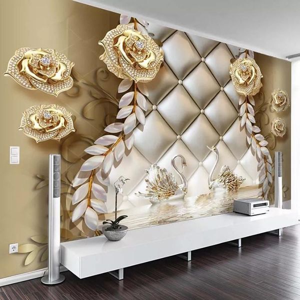 wallpapers drop custom any size 3d stereo golden jewelry flowers soft roll wall painting luxury home decor papers for walls
wallpapers drop custom any size 3d stereo golden jewelry flowers soft roll wall painting luxury home decor papers for walls